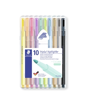 Staedtler Markeerstift Textsurfer Triplus pastel set (10)